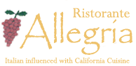 Visit Ristorante Allegria, a Napa Valley Restaurant